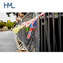 Portable Pedestrian Crowd Control Movable Safety Barriers for Roads